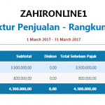 Contoh Laporan penjualan
