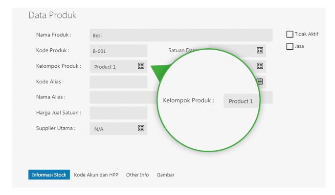 klasifikasi data barang