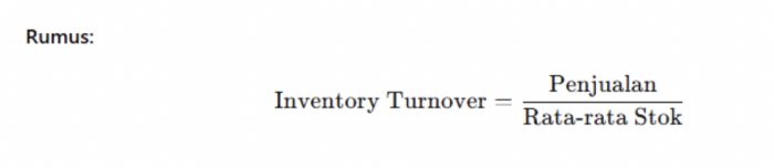 rumus inventory turnover